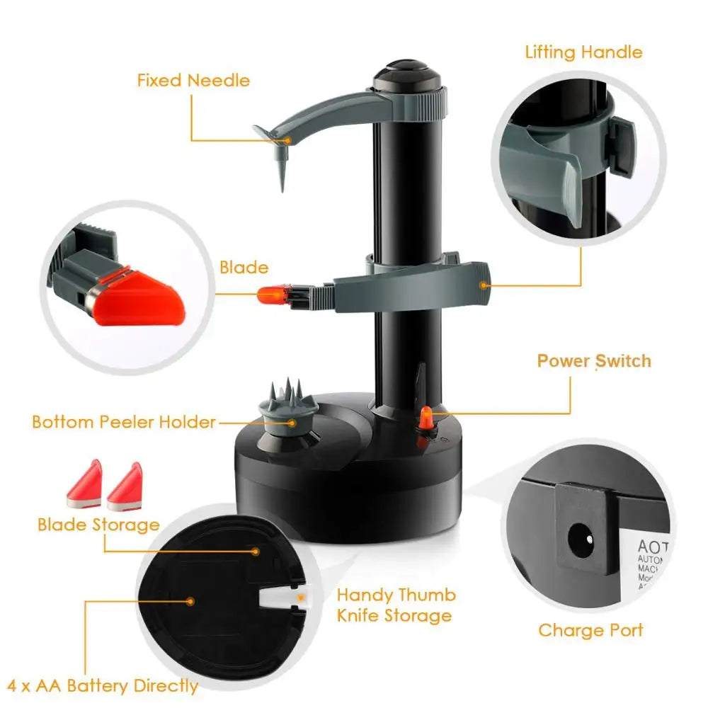 Automatic Electric Fruit and Vegetable Peeler