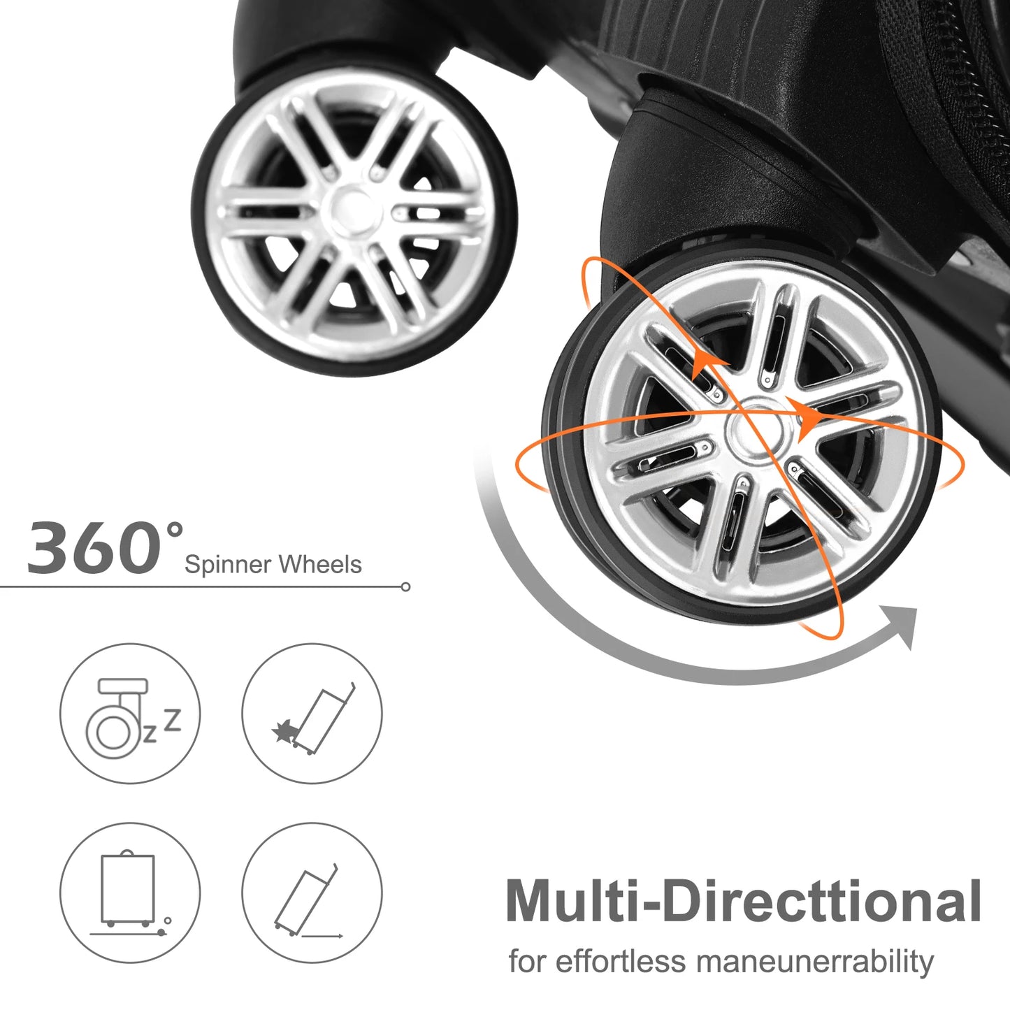 2 Pieces Luggage Set
