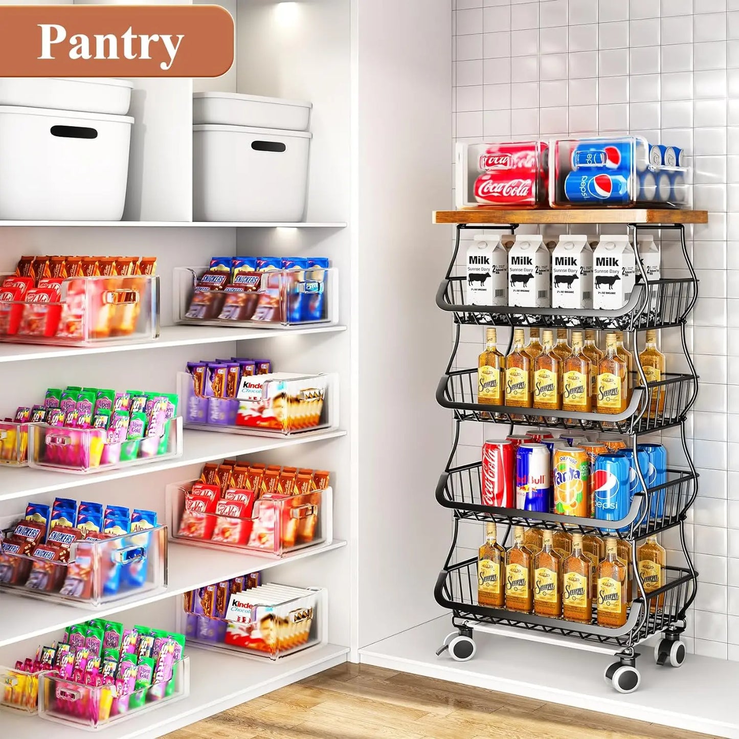 Kitchen Pantry Organizers and Storage